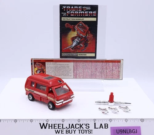 Ironhide 100% Complete 1985 Vintage G1 Transformers Action Figure