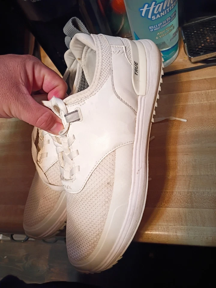 VERDADEROS Zapatos de Golf Híbridos Wanderlux Blanco Tejido Para Hombres EE. UU. 11,5 M Foto 4 de 4
