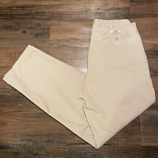 Vintage Polo Ralph Lauren Andrew Pant Men  s 34 x 32 Tan Pleated Chinos