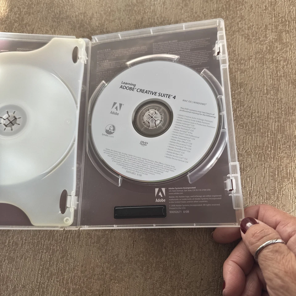 Adobe Indesign CS4 Upgrade Mac OS X With Adobe Creative Suite 4 Learning Disc - Image 4 of 4