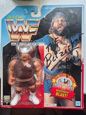 Berzerker WWF Wrestling 1992 Hasbro Vintage Action Figure Signed
