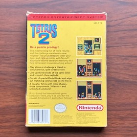 Tetris 2 Nintendo Entertainment System 1993 NES, Cartridge, Box, Manual And Foam