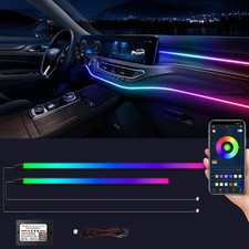 Acrylic LED Strip Lights with APP Control - RGB Interior Car Lighting