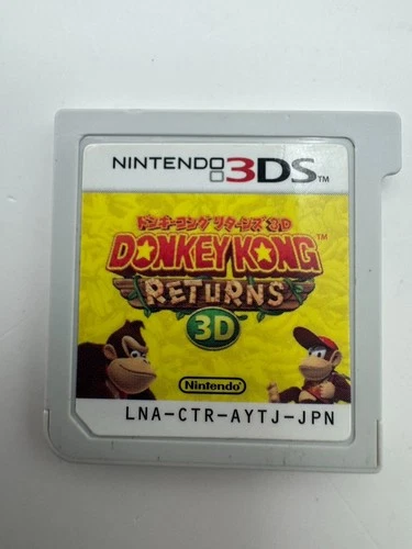 Nintendo 3DS Donkey Kong Country Returns 3D Japanese Action Games　Cartridge Only