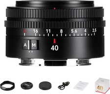 7artisans AF 40mm F2.5 Auto Focus Full Frame Prime Lens for Sony E Mount Cameras