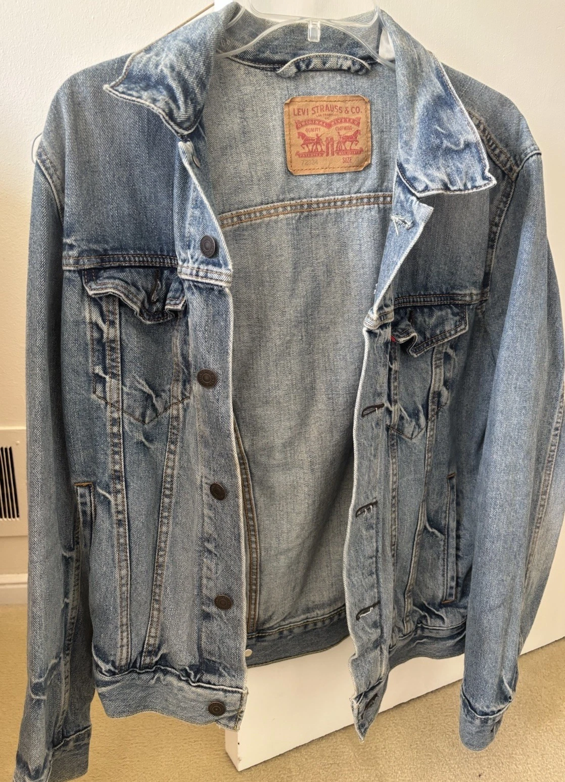 Levi's Men's Trucker Jacket Blue Size Small