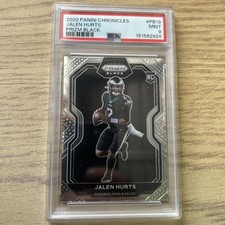 2020 Panini Chronicles Prizm Black Jalen Hurts Rookie Card #PB19