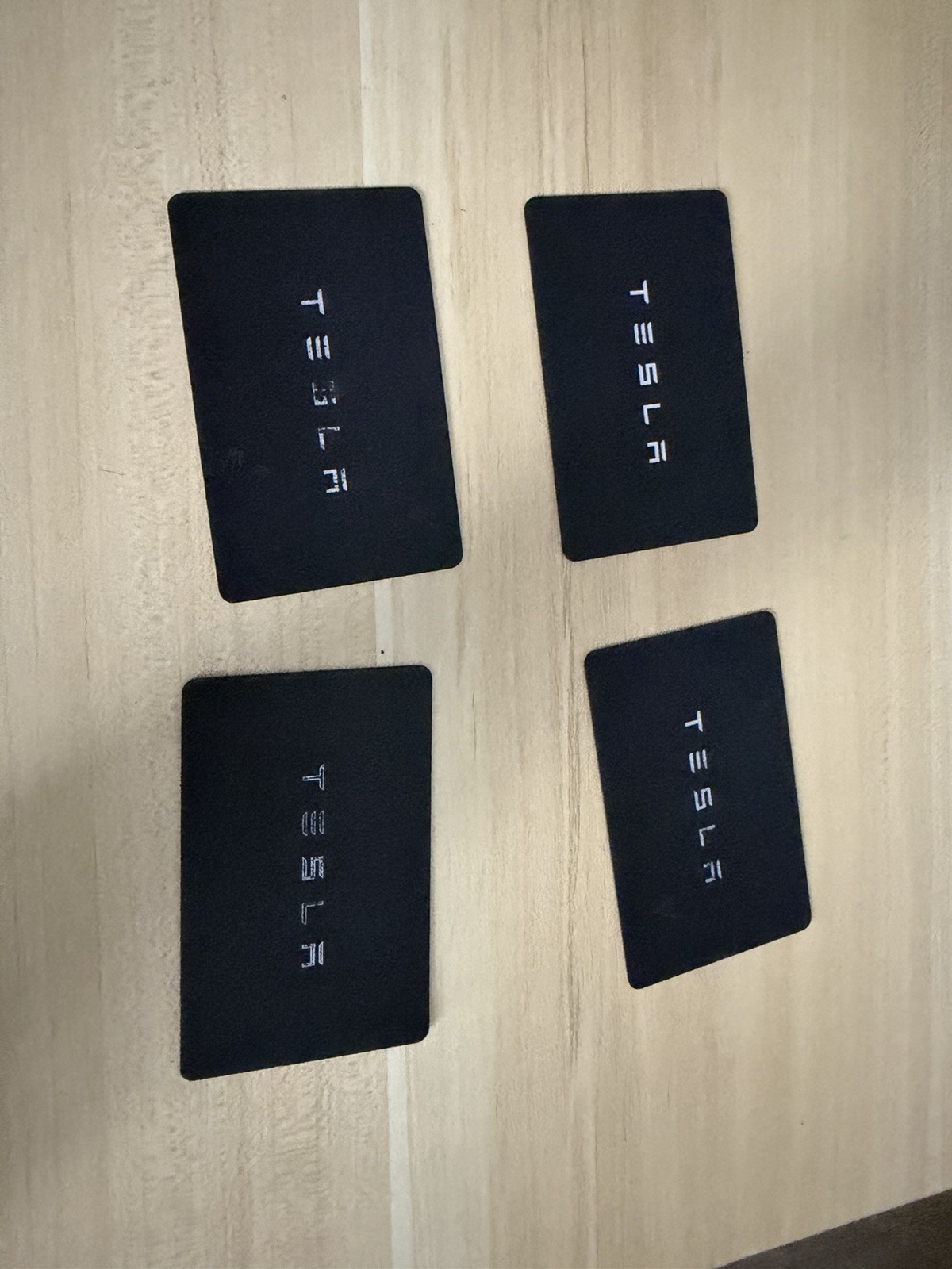 Official OEM Tesla Key Cards