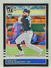 2019 Panini Donruss Nick Martini #249 (RC) Oakland Athletics 