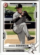 2021 Bowman Draft #BD-21 Brooks Gosswein 1st Chicago White Sox Baseball