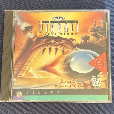 Sierra 3-D Ultra Pinball Creep Night PC CD-ROM Windows 95 Arcade Game English