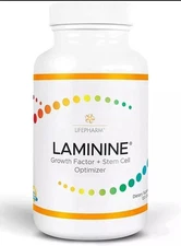 1 AUTHENTIC LifePharm Laminine Supplement 120 Capsules Total - EXP 07/2026!