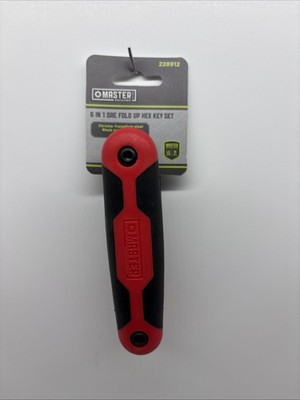 6-In 1 SAE Hex Key Set, Fold-Up - GS050812