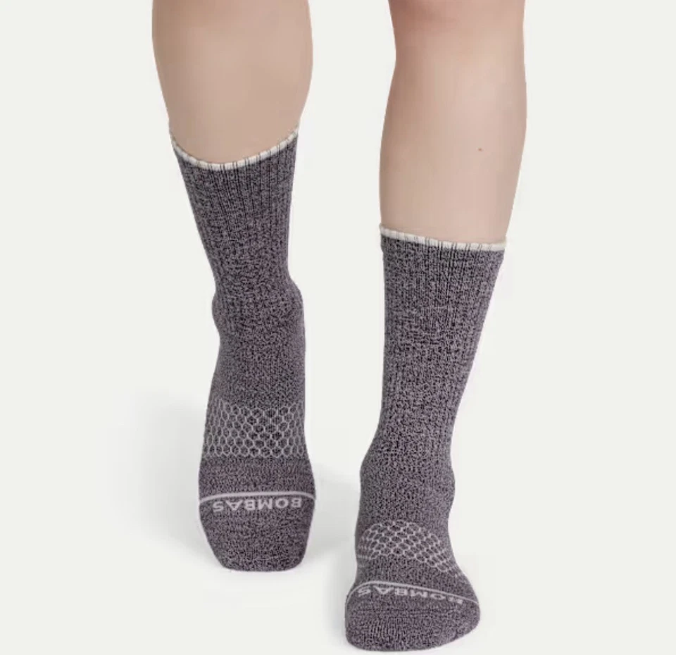 Paquete de 4 calcetines de pantorrilla Bombas para mujer mezcla de lana merino (talla mediana) Foto 2 de 4