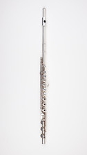 Yamaha silver 481 flute open hole inline G, B Foot
