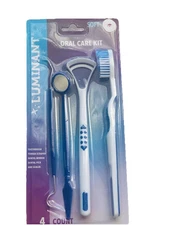 LUMINANT Oral Care Kit/4 Pieces+  Bonus Toothbrush (Soft) NEW. Oral Care