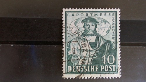 BRD Michel NR . 103 ; Exportmesse Hannover 1949 rundgestempelt