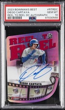 2023 BOWMAN'S BEST REEL TO REEL DIE-CUTS AUTOS DIEGO CARTAYA 80/150 PSA 10