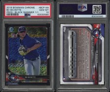 Bo Bichette 2018 Bowman Chrome Prospects Black Shimmer 1/1 PSA 10 #BCP199