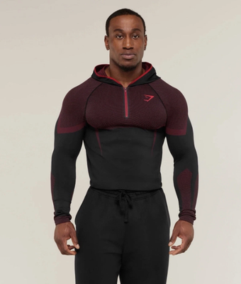 ウォーキング・ランニングウェア  onyx 5.0 red Gymshark Onyx 5.0 Hoodie Carmine Red MEDIUM | eBay