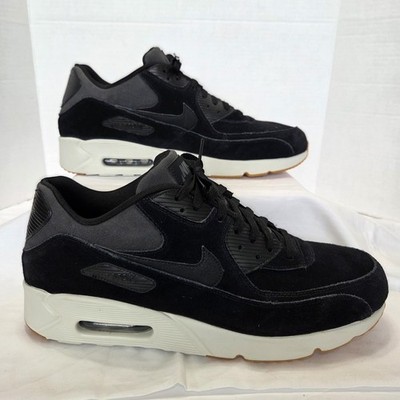 Nike Air Max 90 Ultra 2.0 Men's Sneakers Black Gum Suede Size 14.  New