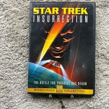 Star Trek Insurrection DVD 1998 Patrick Stewart Widescreen Special Features