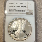 U.S. Mint 1988 American Eagle 1 oz Silver Proof NGC PF 69 Ultra Cameo