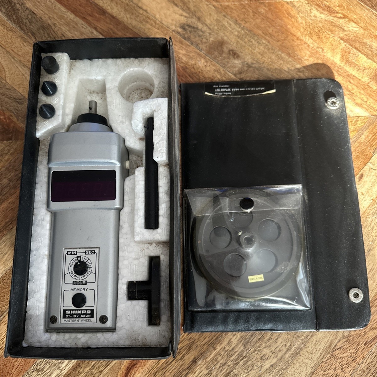VTG Shimpo DT-107 Digital Contact Tachometer Master 6