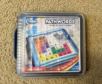 Thinkfun Everybody Plays Pathwords Brain teaser Logic puzzle Brain kids game