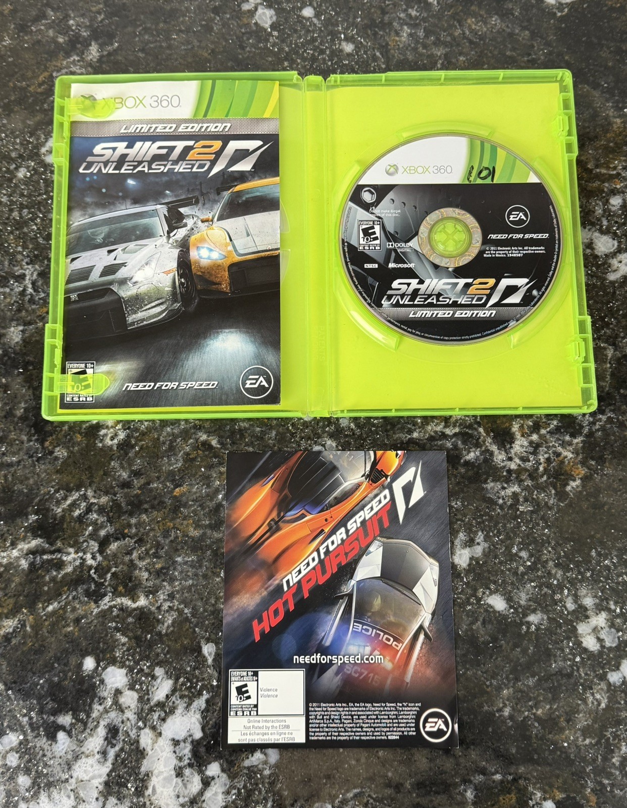 Need For Speed: Shift 2 Unleashed Limited Edition (Xbox 360, 2011) COMPLETE NICE