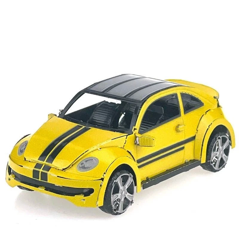 Modelo de montaje de metal de rompecabezas Beetle 3D, pieza de exhibición de empalme, regalo niño Foto 4 de 4