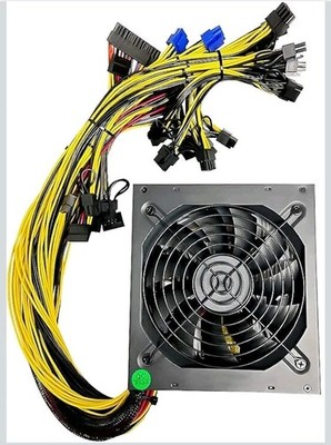 1800W Mining Power Supply Support 8 GPUs GPU Mining Rig, for ETH Bitcoin...