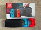 Nintendo Switch 32GB Console - Neon Red/Neon Blue - Case and 256GB memory card