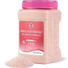 Himalayan Pink Salt Fine, Fine Ground Table and Cooking Salt, 80oz (5 Pound),...
