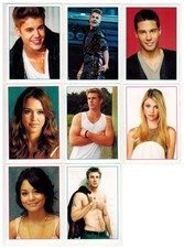 Bellissimi 2013 Lot 8 Stickers Justin Bieber Chris Evans Jessica Alba