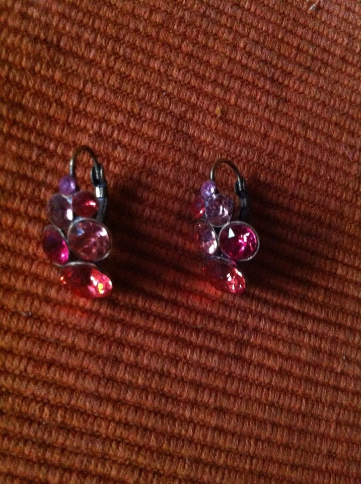 Konplott Ohrhänger Waterfalls orange/koralle/pink *top - Bild 4 von 4