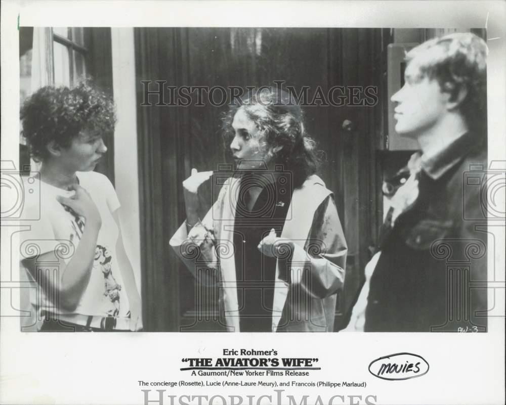 1982 Press Photo Stars in a scene from Eric Rohmer's 