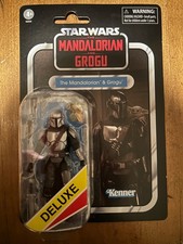 Star Wars 3.75 Vintage Collection THE MANDALORIAN AND GROGU Deluxe VC395 Free Sp