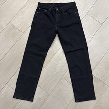 NWOT Levi's Men's 505 Regular Straight Jeans Black Size 33x30