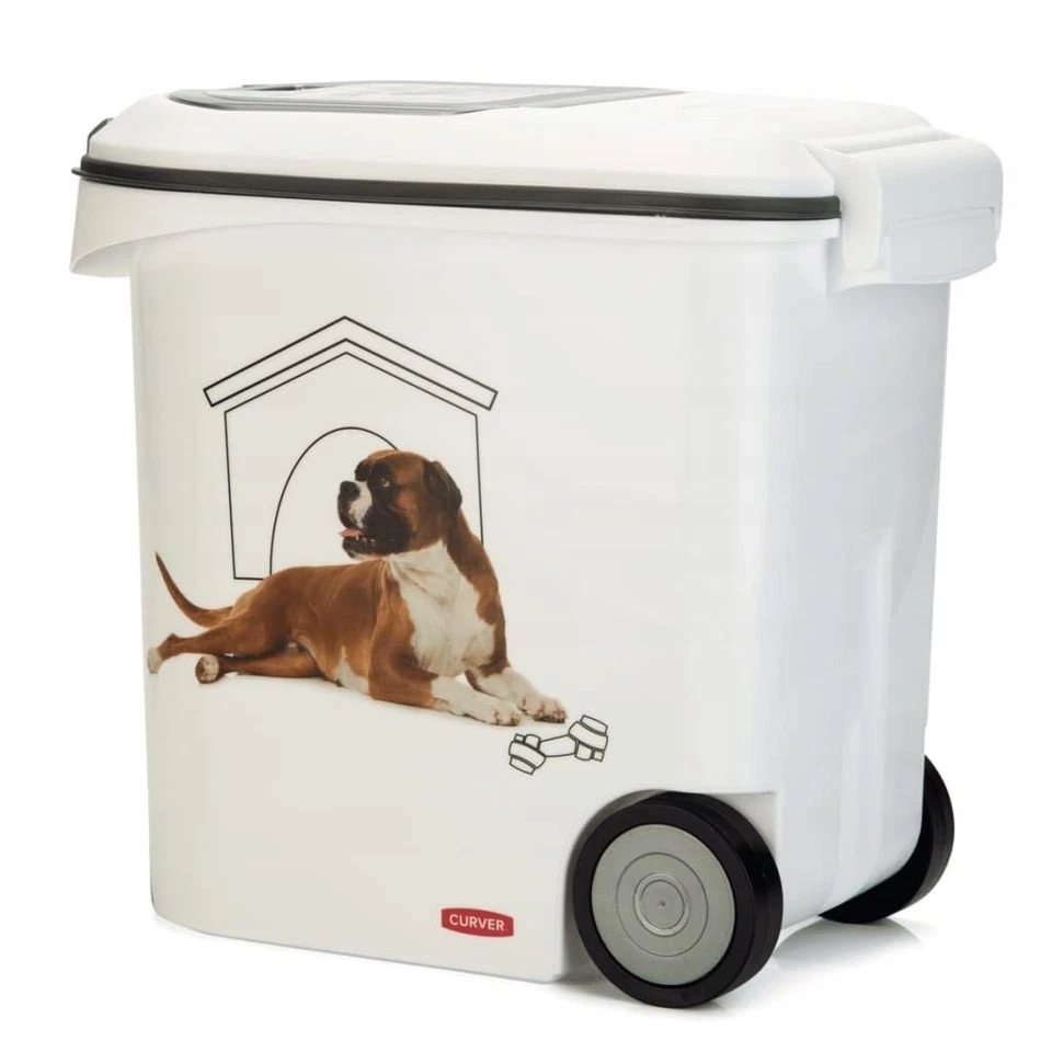 Curver Vorratsbehälter Futtertonne 12kg / 35l Hundefutter Hundebedarf - Bild 2 von 2