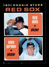 1971 Topps #512 Dick Mills/Mike Garman Red Sox Rookies VG/VGEX X3534148