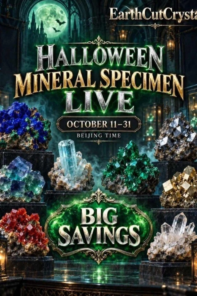 High End Specimen Live Auction🔥Rare UV Mineral 💚 Free shipping✈️