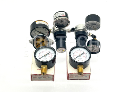 #ad Lot of 7 Misc PSI Pressure Gauge Winter#x27;s Reotemp USG Valley $35.10
