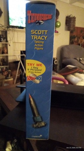 1999 THUNDERBIRDS 12IN. SCOTT TRACY TALKING FIGURE CARLTON TOYS - Picture 3 of 5