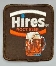 Vintage HIRES ROOT BEER Soda Advertising PATCH