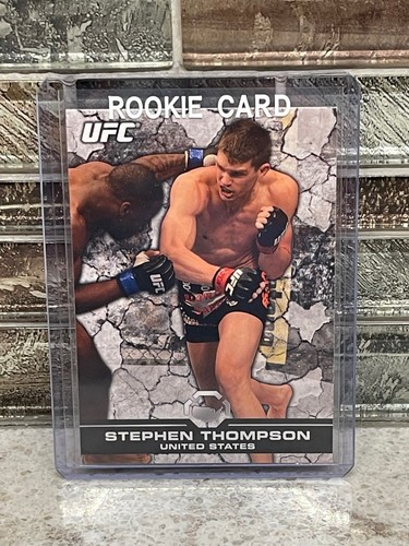 STEPHEN THOMPSON ~ 2013 Topps Rookie UFC Bloodlines #2 Wonder boy