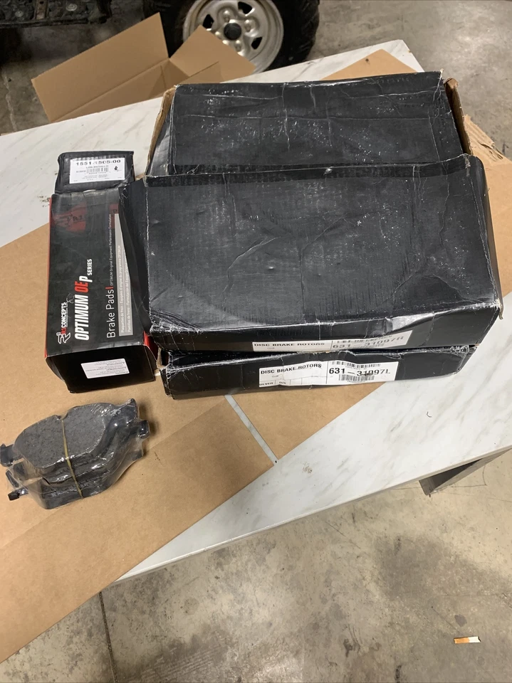 DFC Drilled & Slotted Brake Rotor Set with Pads for 2011-2016 BMW 535i Front Lef - Image 4 of 4