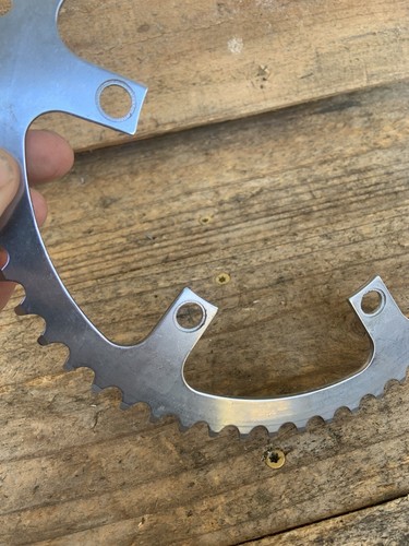 Steel NOS 52t SR Sakae 213 Road Bike Chain Ring-130 BCD-Vintage - Picture 5 of 7