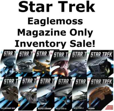 Various Star Trek Eaglemoss Magazines (MAGAZINES ONLY) **BUY MORE AND SAVE**