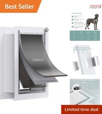 Revolutionary 3-Flap Pet Door for Large Dogs  Cats - Secure  Efficient